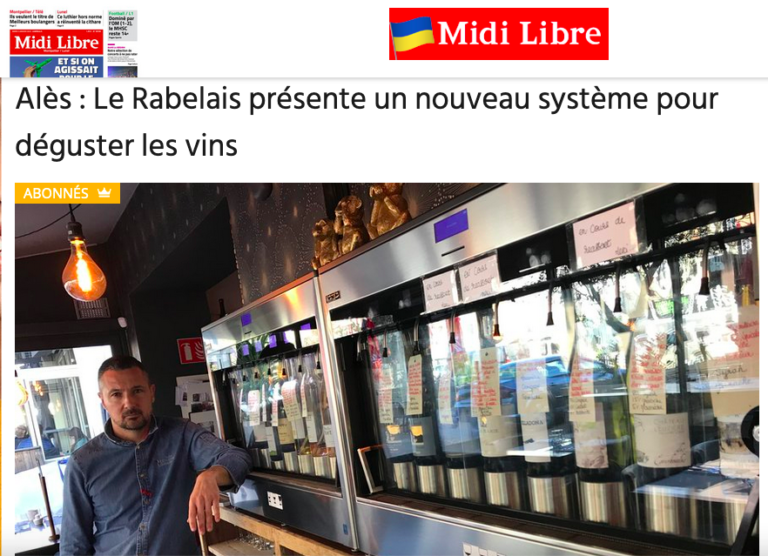 Le Rabelais présente un nouveau système pour déguster les vins