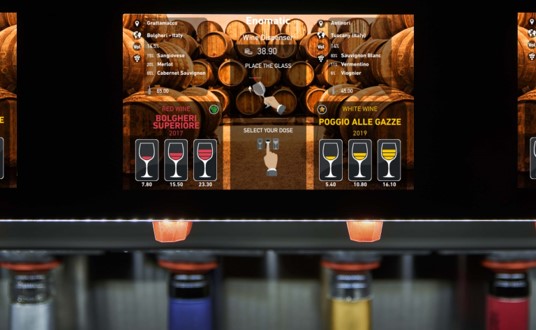 Enomatic Distributeur de vin au verre Unica Roma 4 bouteilles modulaire vendu par Enostore France
