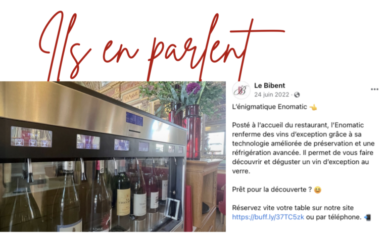 🍷 Quand nos clients utilisent leur distributeur de vin au verre comme outil de mise en avant, le vin devient une véritable expérience à découvrir