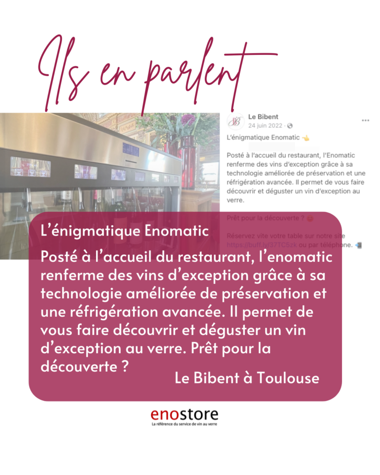 🍷 Quand nos clients utilisent leur distributeur de vin au verre comme outil de mise en avant, le vin devient une véritable expérience à découvrir
